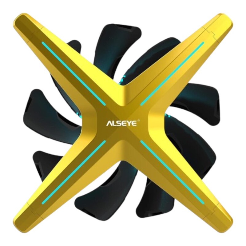 Вентилятор Alseye X12 Push Yellow ARGB (AS.04.03.0028)