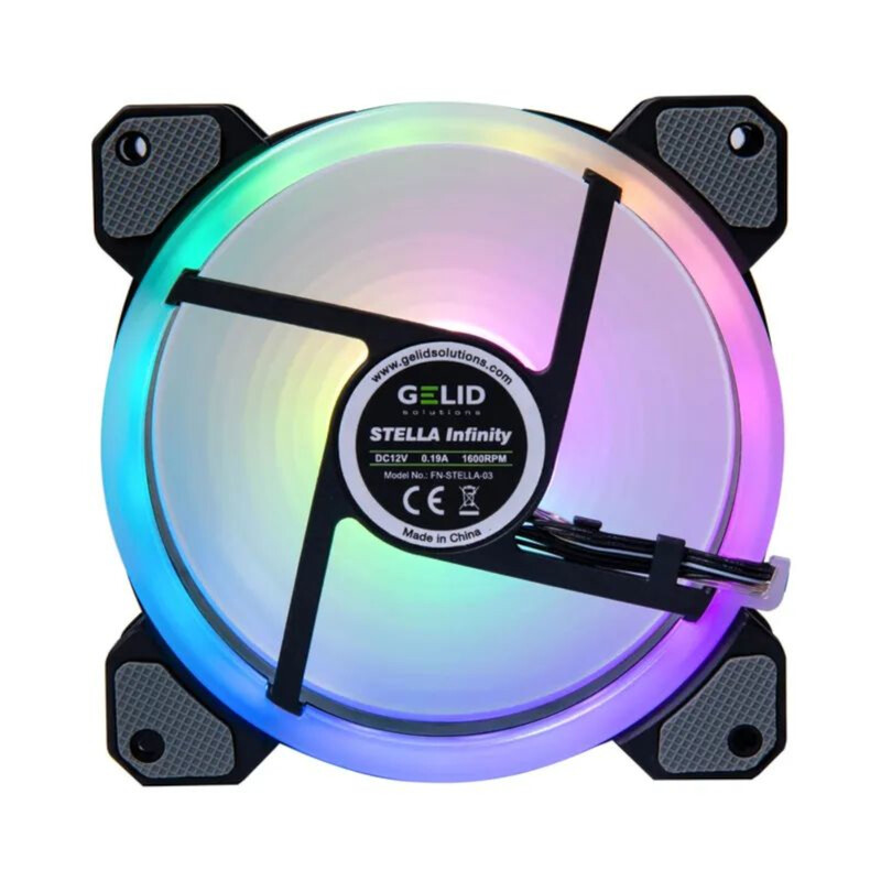 Вентилятор Gelid Solutions Stella Infinity ARGB Black (FN-STELLA-03)