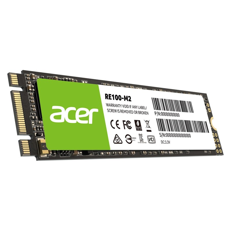 Накопитель SSD 2TB Acer RE100 M.2 2280 SATA III 3D NAND TLC (BL.9BWWA.116)