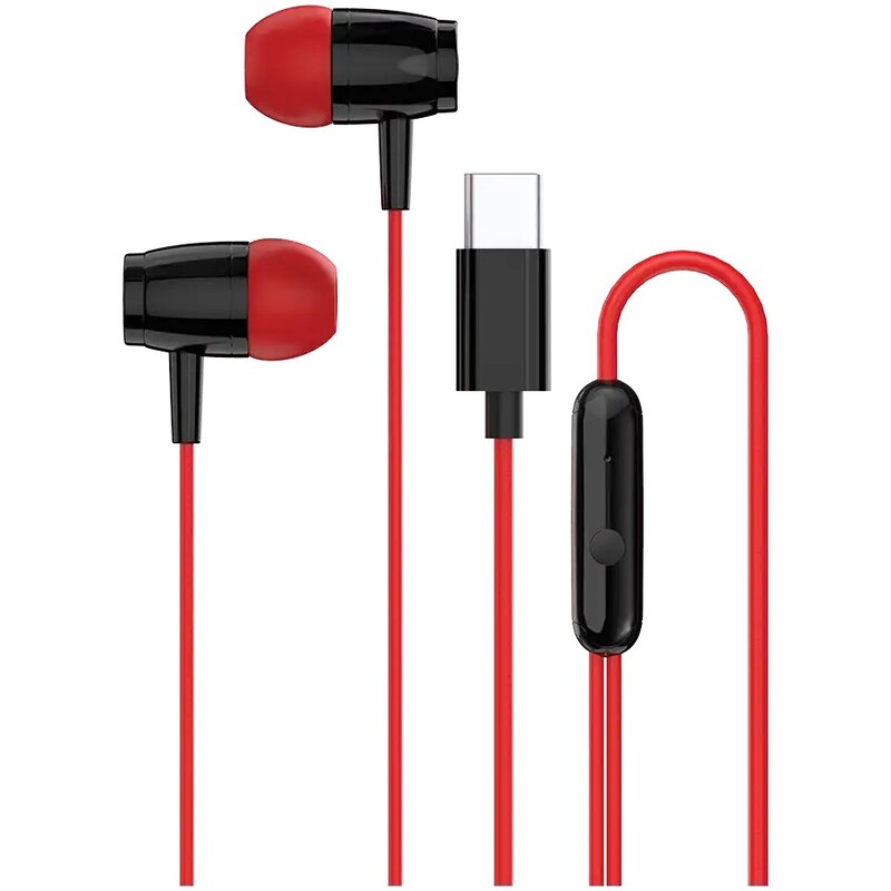 Гарнітура Canyon SEP-5 Type-C Red (CNS-CEP5R)