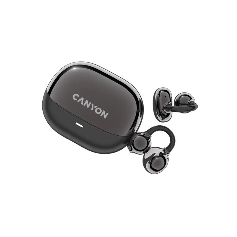 Bluetooth-гарнітура Canyon TWS-14 Headset OnFlow Black (CNS-TWS14B)