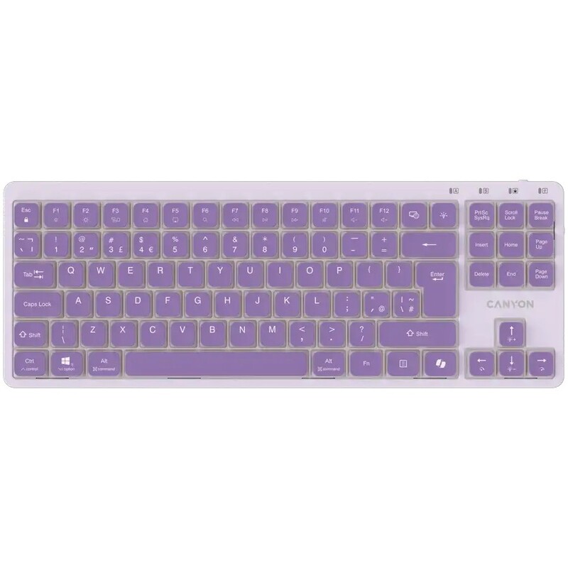 Клавіатура Canyon OnType 10 Violet (CNS-HKB10V)