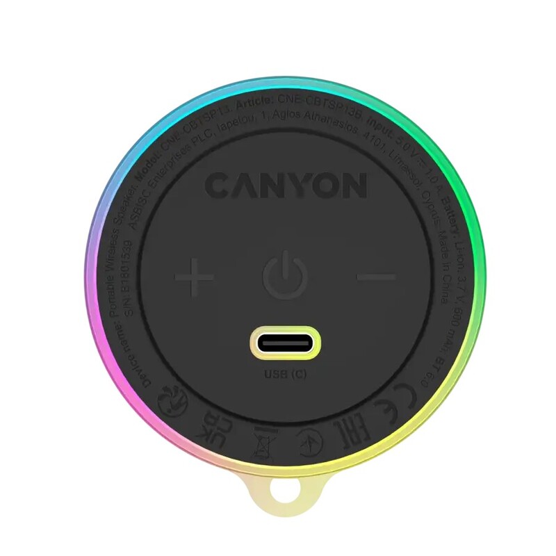 Акустична система Canyon OnMove 13 Black (CNE-CBTSP13B)