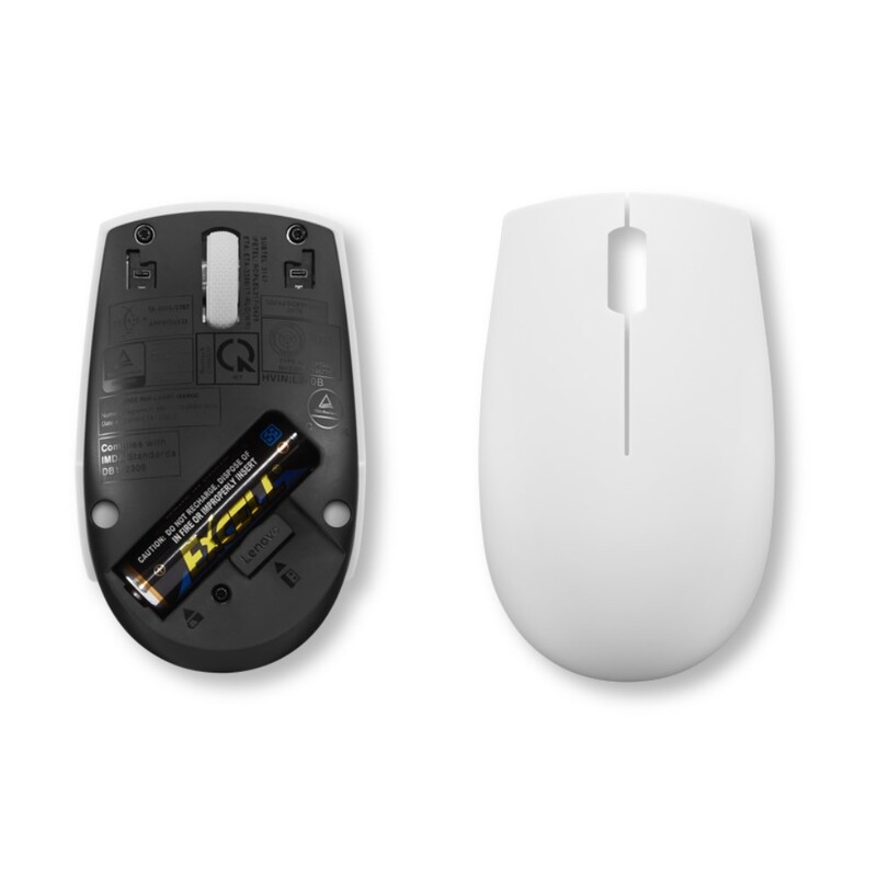 Мышь беспроводная Lenovo 300 Wireless Cloud Grey (GY51L15677)