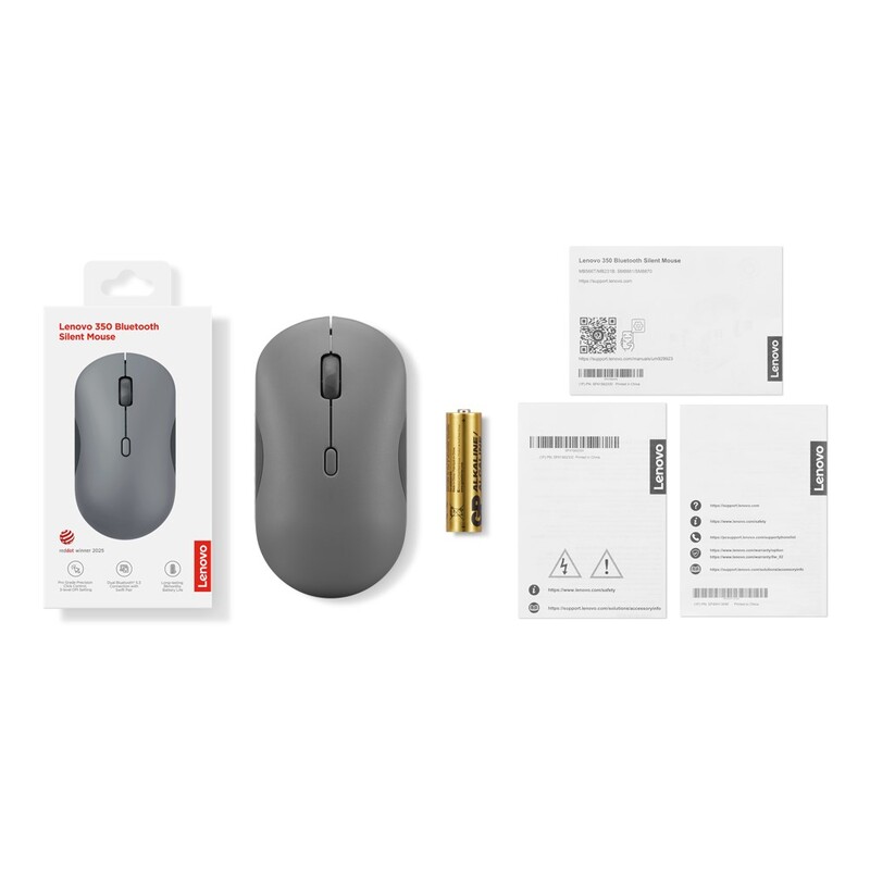Мышь беспроводная Lenovo 350 BT Silent Mouse Luna Grey (GY51S61904)
