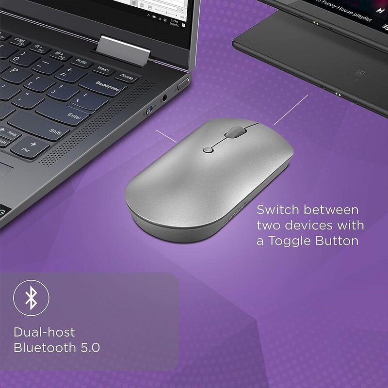 Мышь беспроводная Lenovo 600 BT Silent Mouse Iron Grey (GY50X88832)