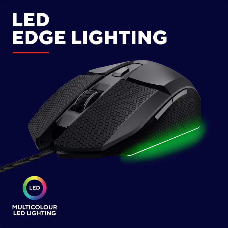 Миша Trust GXT 121 Felox+ Illuminated Gaming Mouse Black (25603)