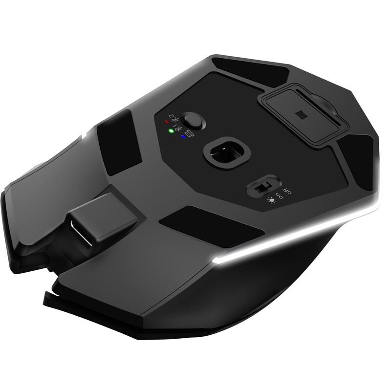 Миша Trust GXT 122 Felox+ Dual Wireless Illuminated Gaming Mouse Black (25748)
