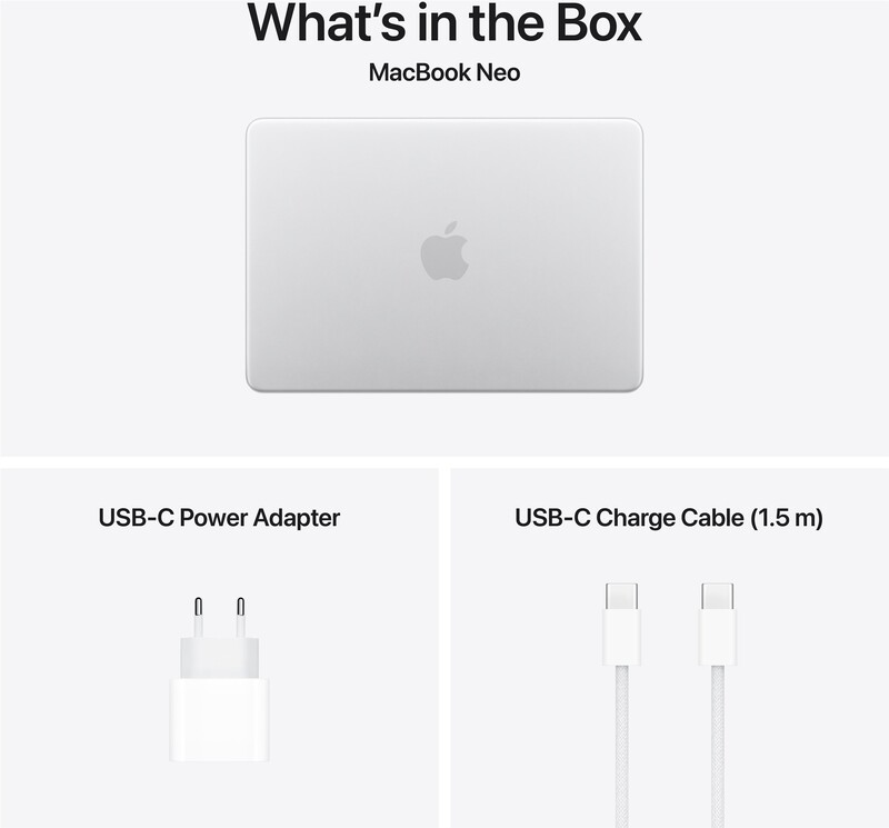 Ноутбук Apple MacBook Neo 13" A18 Pro 8/256GB 2026 (MHFA4UA/A) Silver