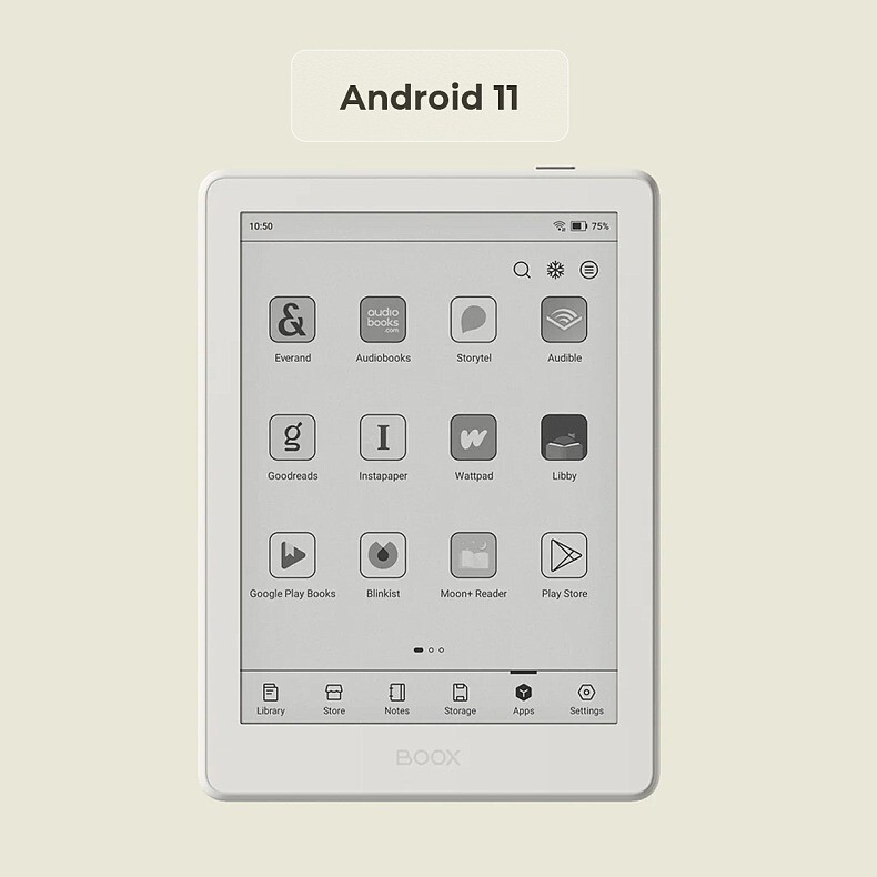 Электронная книга BOOX Go 6 (Gen II) Shell