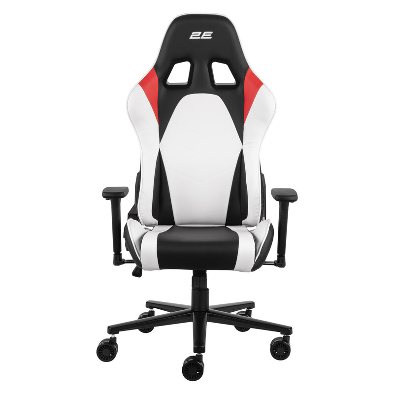 Крісло для геймерів 2E Gaming Bushido Gen II White/Black (2E-GC-BUS-WT)