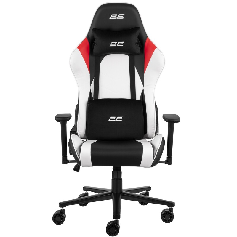Крісло для геймерів 2E Gaming Bushido Gen II White/Black (2E-GC-BUS-WT)