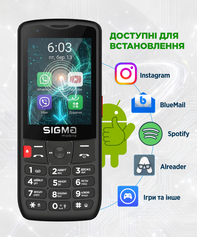 Мобiльний тачскрін-телефон Sigma mobile X-style S3501 Dual Sim Black (4827798345511)