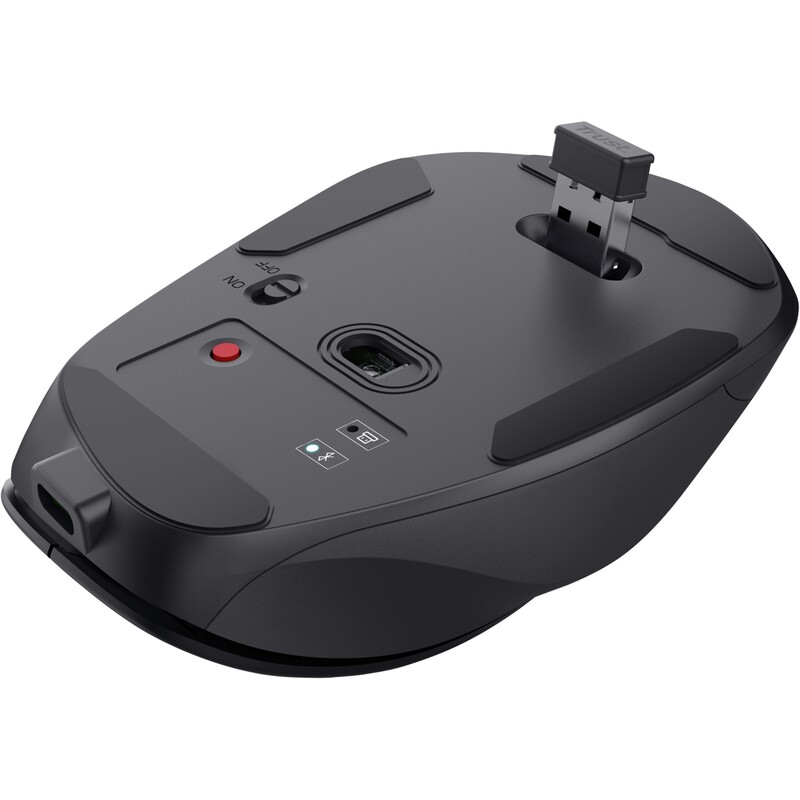 Миша бездротова Trust Fyda Multi-device Wireless Mouse Black (25708)