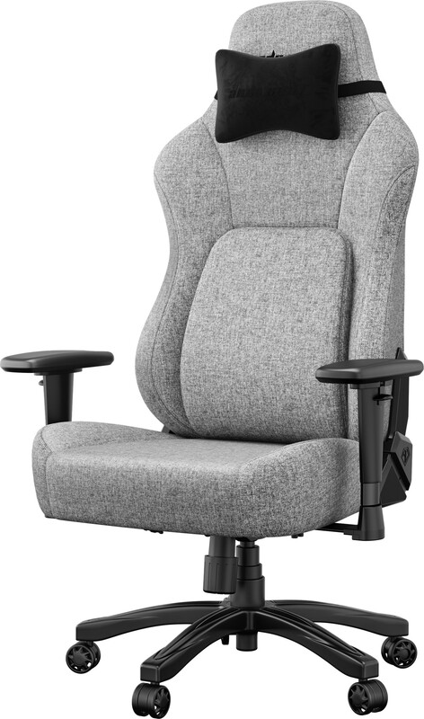 Крісло для геймерів Anda Seat Phantom 4 L Gray Fabric (AD18YSD-72-G-F-G01)