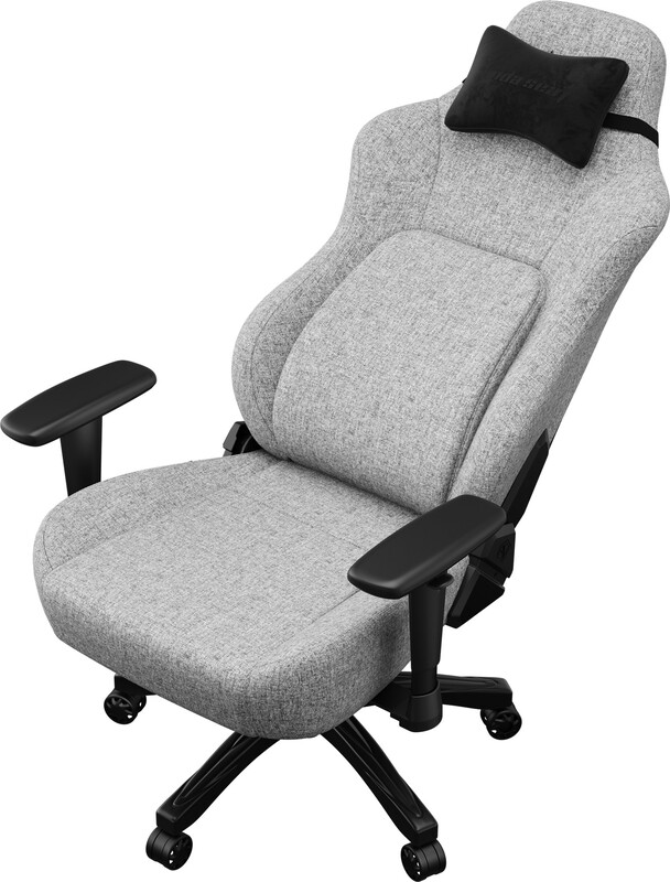 Крісло для геймерів Anda Seat Phantom 4 L Gray Fabric (AD18YSD-72-G-F-G01)