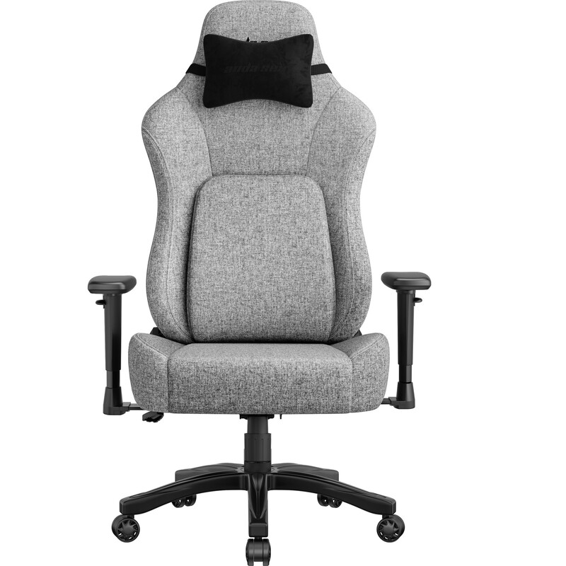 Крісло для геймерів Anda Seat Phantom 4 L Gray Fabric (AD18YSD-72-G-F-G01)