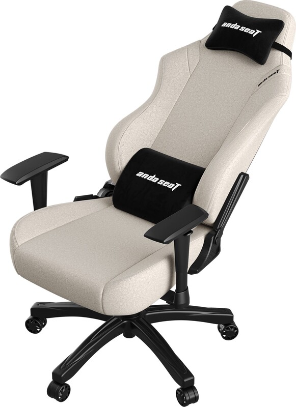 Крісло для геймерів Anda Seat Luna Size L Ivory Fabric (AD18-44-I-F)