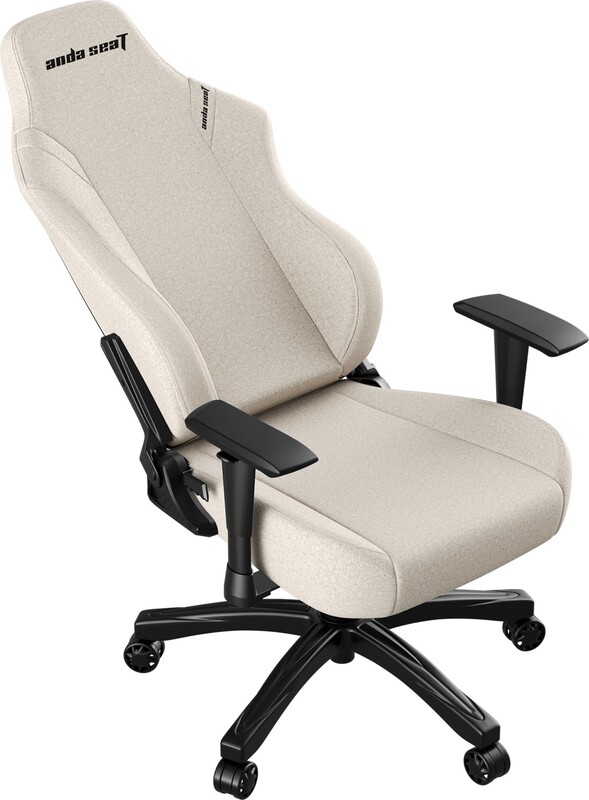 Крісло для геймерів Anda Seat Luna Size L Ivory Fabric (AD18-44-I-F)