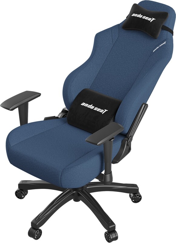 Крісло для геймерів Anda Seat Luna Size L Dark Blue Fabric (AD18-44-S-F)