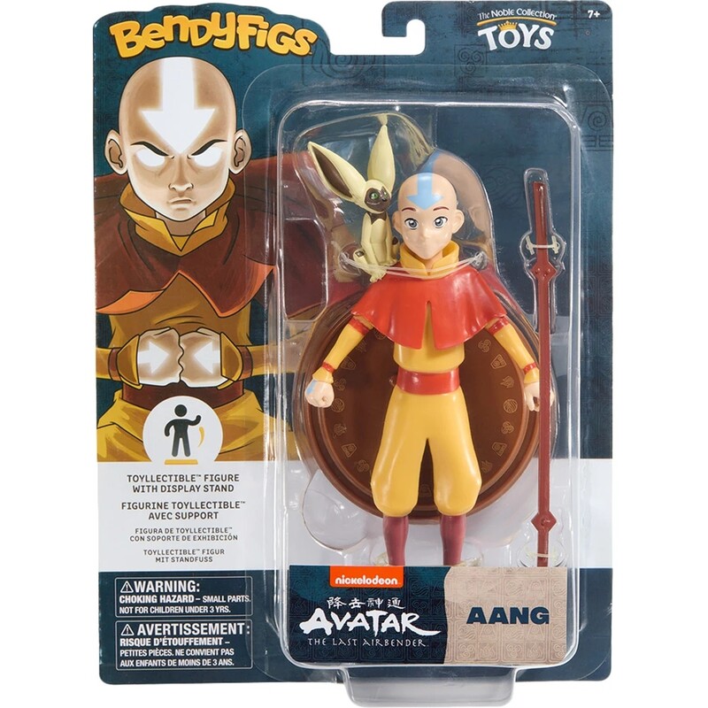 Колекційна фігурка Noble Collection Avatar The Last Airbender Aang Bendyfig (NN8805)