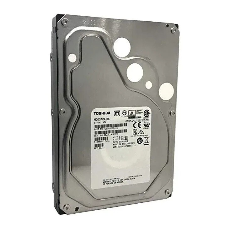 Накопитель HDD SATA 1.0TB Toshiba Enterprise Capacity 7200rpm 64MB (MG03ACA100)_Refurbished