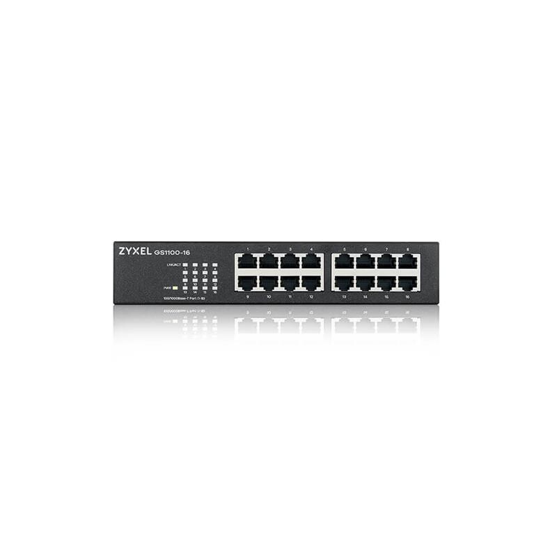 Коммутатор ZYXEL GS1100-16E (GS1100-16E-EU0101F)