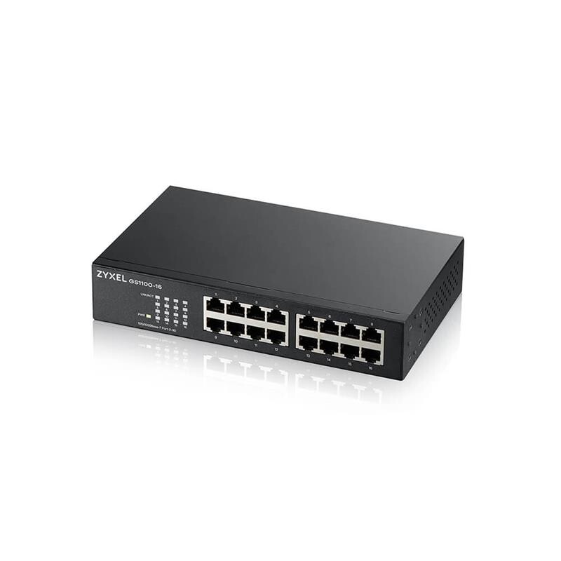 Коммутатор ZYXEL GS1100-16E (GS1100-16E-EU0101F)