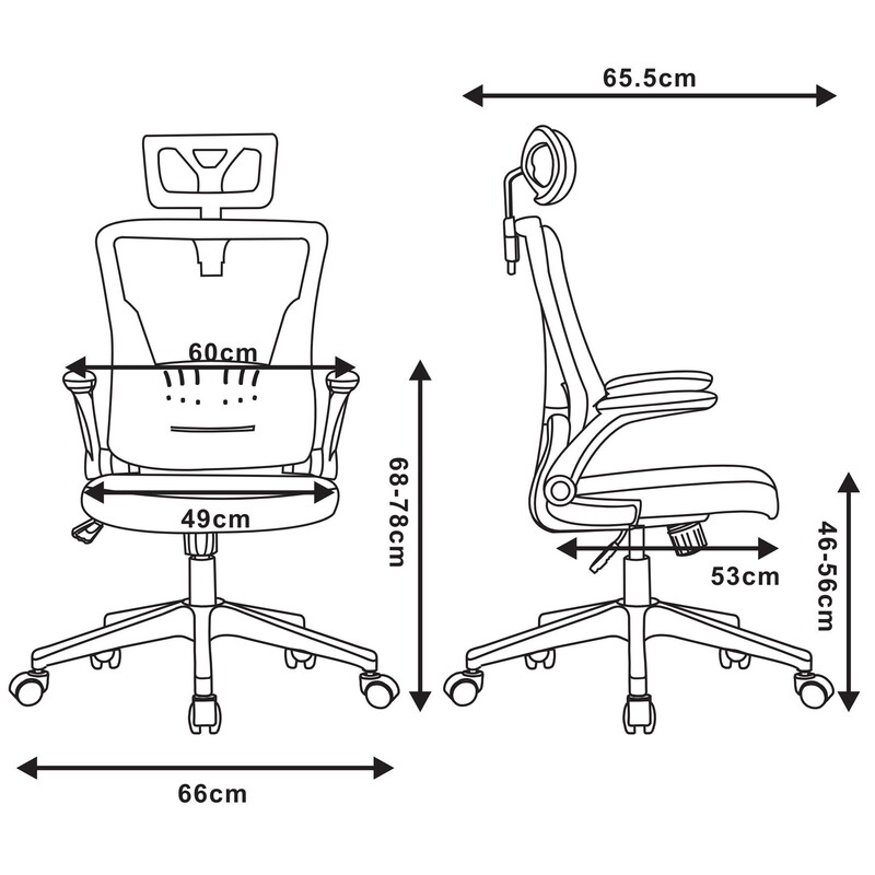 Кресло офисное 2E Office OC130 Black (2E-OC130-BLACK)