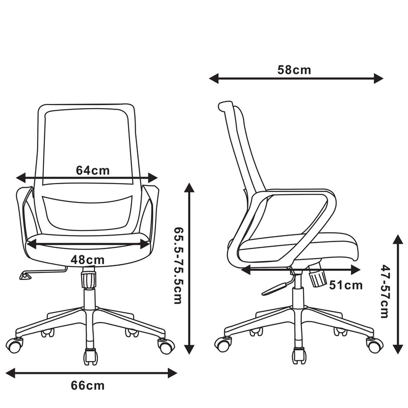 Кресло офисное 2E Office OC140 Gray (2E-OC140-GRAY)