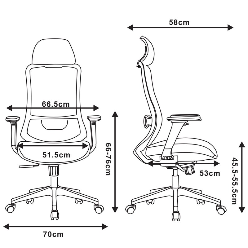 Кресло офисное 2E Office OC150 Grey (2E-OC150-GREY)