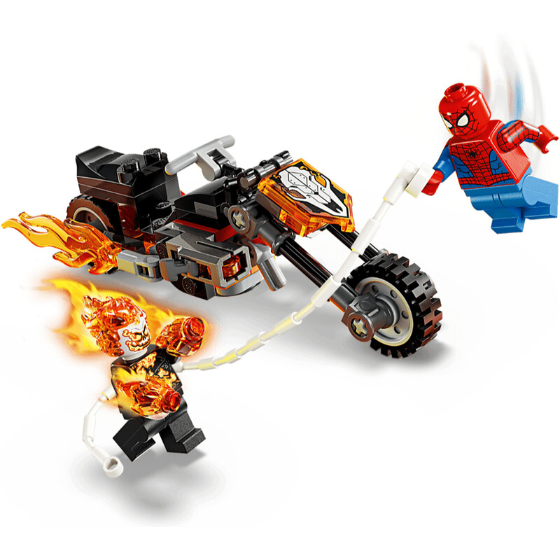 Конструктор LEGO Marvel Super Heroes Человек-паук vs Призрачный всадник на мотоцикле (76335)