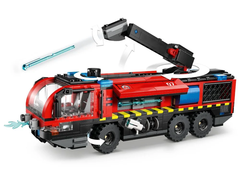 Конструктор LEGO City Пожарный грузовик в аэропорту (60499)