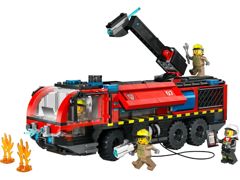 Конструктор LEGO City Пожарный грузовик в аэропорту (60499)