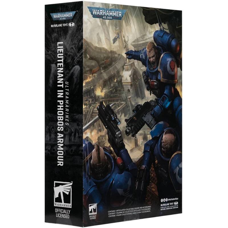 Колекційна фігурка McFarlane Warhammer 40K Lieutenant In Phobos Armor Space Marine 7IN WV1 (10906)