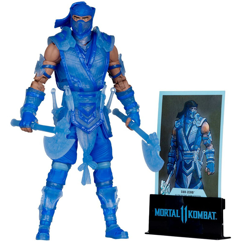 Коллекционная фигурка McFarlane Mortal Kombat 11 Sub-Zero-Glow In The Dark Edition Gold Label (11097)
