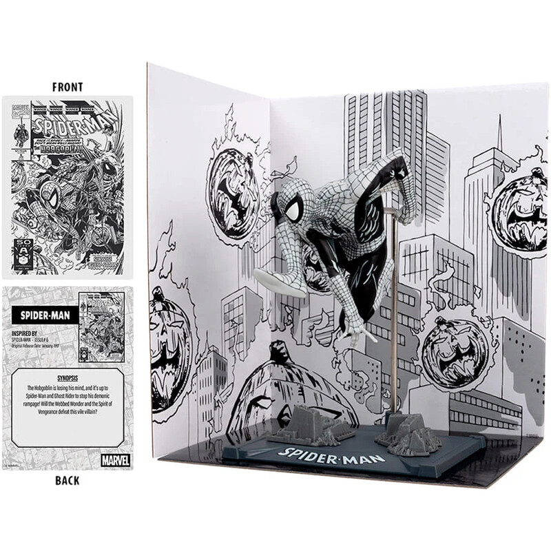 Колекційна фігурка McFarlane Marvel Spider-Man #6 Line Art Gold Label (14829)