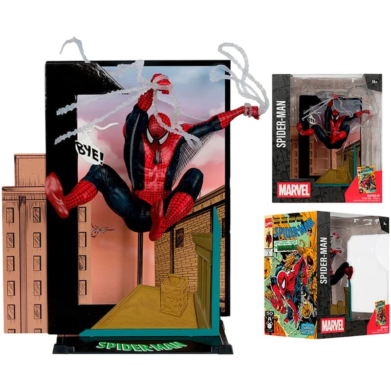 Коллекционная фигурка McFarlane Marvel Spider-Man #6 1:10th Scale with Scene (14826)