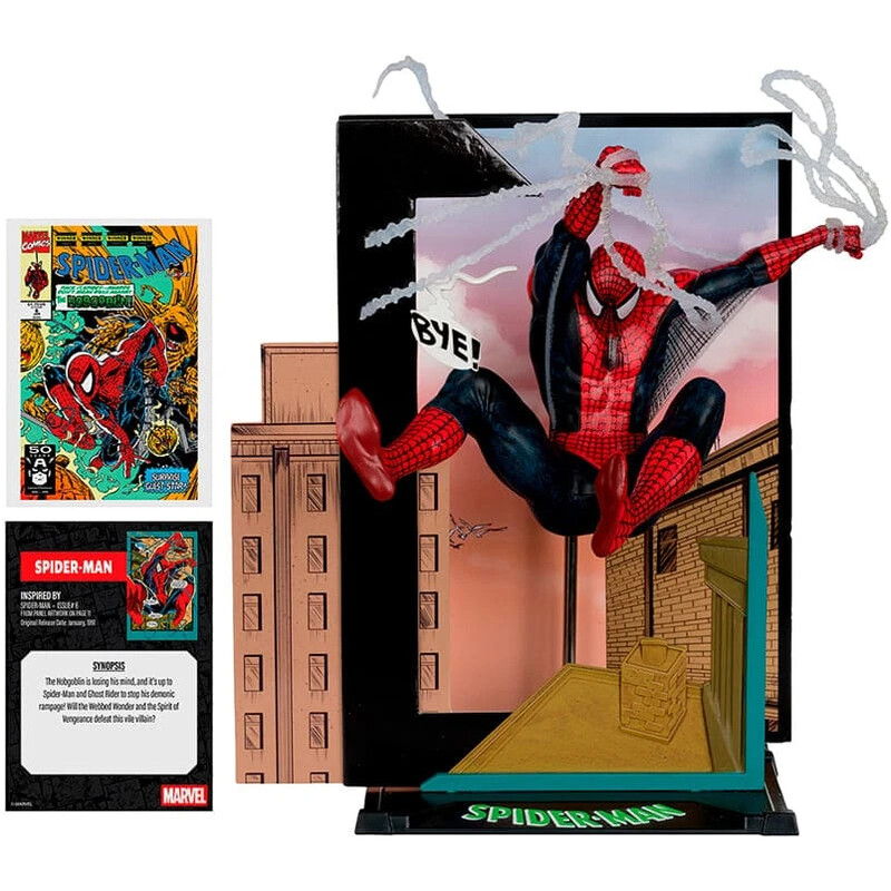 Коллекционная фигурка McFarlane Marvel Spider-Man #6 1:10th Scale with Scene (14826)