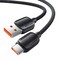 Фото - Кабель Essager Breeze USB - USB Type-C (M/M), 100W, 2 м Black (EXC7A-WLA01-P) | click.ua