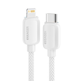 Кабель Essager Breeze USB Type-C - Ligthning (M/M), 20W, 2 м White (EXCTL-WLA02-P)