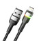 Фото - Кабель Essager Colorful LED USB - Lightning (M/M), 2.4A, 2 м Black (EXCL-XCDA01) | click.ua