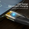 Фото - Кабель Essager Interstellar Transparent Design USB - USB Type-C (M/M), 100W, 1 м Black (EXCT-XJ01-P) | click.ua