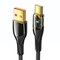 Фото - Кабель Essager Interstellar Transparent Design USB - USB Type-C (M/M), 100W, 2 м Black (EXCT-XJA01-P) | click.ua