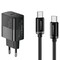 Фото - Мережевий зарядний пристрій Essager Travel Charger 30W USB-C Black (E30JSB1-SYTT1-T) + кабель USB Type-C | click.ua