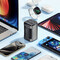 Фото - Мережевий зарядний пристрій Essager Collection 67W GaN (2xUSB-A, 2xUSB-C) Black (ECT2AC-JYB0G-Z) | click.ua