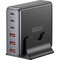 Фото - Мережевий зарядний пристрій Essager Engine 85W GaN (3xUSB-A, 3xUSB-C) Black (EZC85W-SXB0G-Z) | click.ua