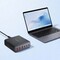Фото - Мережевий зарядний пристрій Essager Engine 85W GaN (3xUSB-A, 3xUSB-C) Black (EZC85W-SXB0G-Z) | click.ua