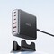 Фото - Мережевий зарядний пристрій Essager Engine 85W GaN (3xUSB-A, 3xUSB-C) Black (EZC85W-SXB0G-Z) | click.ua