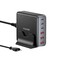 Фото - Мережевий зарядний пристрій Essager Engine 85W GaN (3xUSB-A, 3xUSB-C) Black (EZC85W-SXB0G-Z) | click.ua